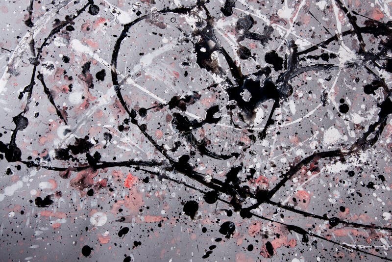 Αφηρημένο expressionism σχέδιο Ύφος της ζωγραφικής σταλαγματιάς Ο Μαύρος, Ρ ελεύθερη απεικόνιση δικαιώματος Αφηρημένο expressionism σχέδιο Ύφος της ζωγραφικής σταλαγματιάς Ο Μαύρος, Ρ ελεύθερη απεικόνιση δικαιώματος