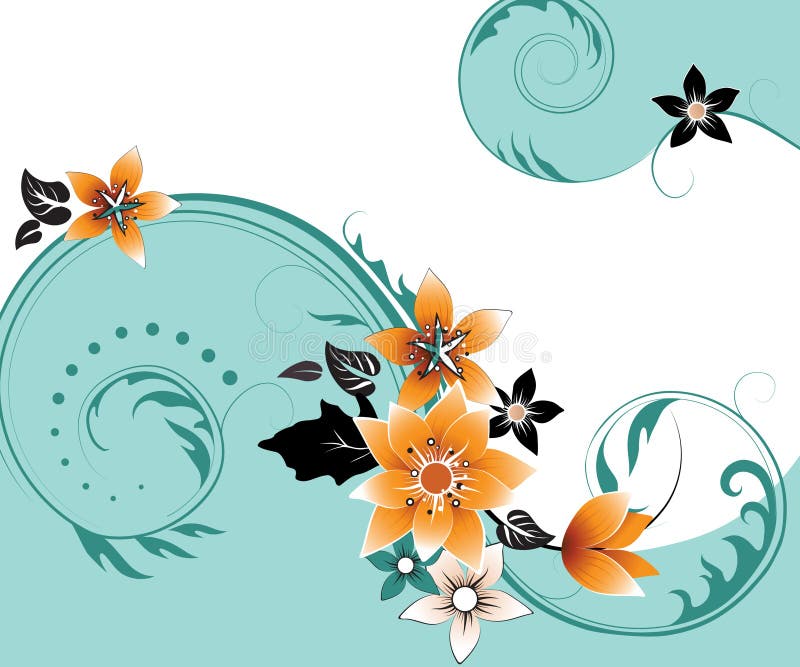 αφηρημένο floral ελεύθερου χώ&rho απεικόνιση αποθεμάτων αφηρημένο floral ελεύθερου χώ&rho απεικόνιση αποθεμάτων