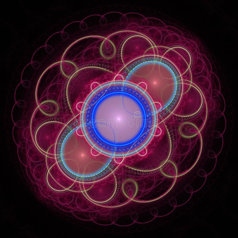 Αφηρημένο fractal φωτισμού vawes απεικόνιση αποθεμάτων Αφηρημένο fractal φωτισμού vawes απεικόνιση αποθεμάτων