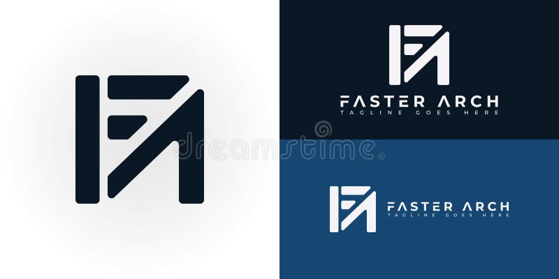 Abstract initial square letter FA or AF logo in deep blue color isolated on multiple background colors. The logo is suitable for marketing agency company icon logo design inspiration templates. Abstract initial square letter FA or AF logo in deep blue color isolated on multiple background colors. The logo is suitable for marketing agency company icon logo design inspiration templates.