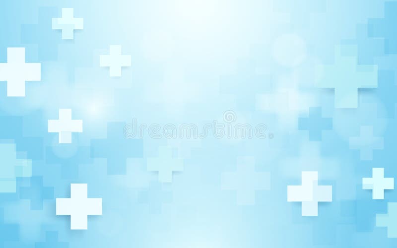 Αφηρημένο γεωμετρικό ιατρικό σταυρόμορφο σχήμα, φόντο έννοιας ιατρικής και επιστήμης. απεικόνιση αποθεμάτων