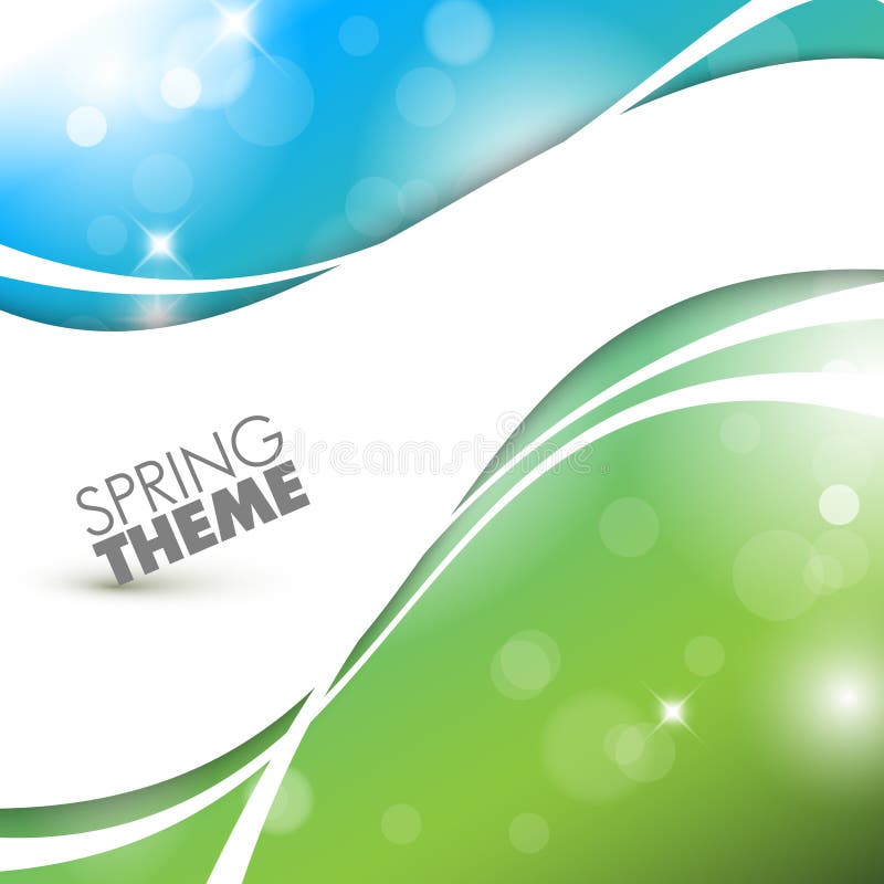 Vector Spring abstract background with place for your text. Vector Spring abstract background with place for your text