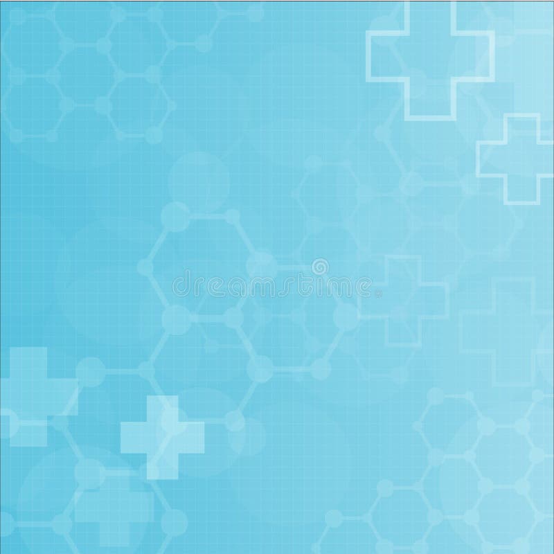 Αφηρημένα μόρια, ιατρικό φόντο ελεύθερη απεικόνιση δικαιώματος