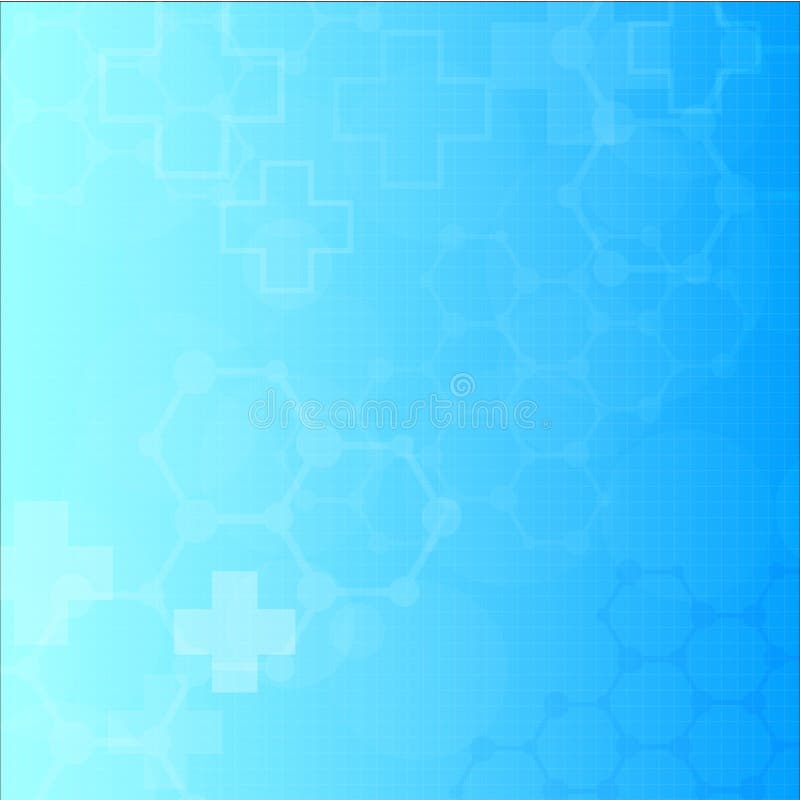 Αφηρημένα μόρια ιατρικό υπόβαθρο απεικόνιση αποθεμάτων