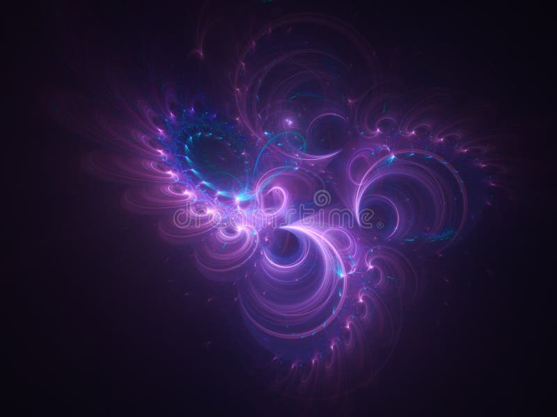 Αφηρημένο καμμένος fractal υπόβαθρο με την πορφυρή διακόσμηση στροβίλου στοκ εικόνες Αφηρημένο καμμένος fractal υπόβαθρο με την πορφυρή διακόσμηση στροβίλου στοκ εικόνες