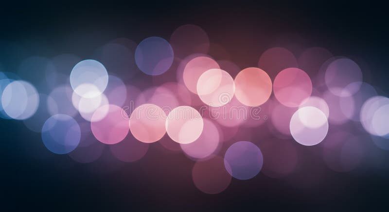 Αφηρημένο μοτίβο των φανών bokeh διευθετημένων με τρόπο απαλής ροής. Τα φώτα είναι ελεύθερη απεικόνιση δικαιώματος