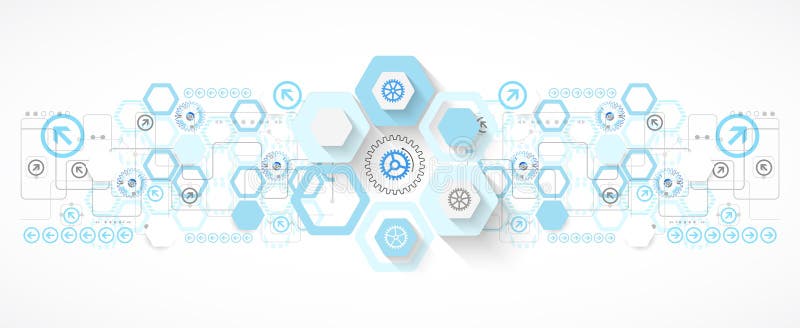 Αφηρημένο μπλε hexagon φουτουριστικό υπόβαθρο για τις εργασίες σχεδίου διανυσματική απεικόνιση Αφηρημένο μπλε hexagon φουτουριστικό υπόβαθρο για τις εργασίες σχεδίου διανυσματική απεικόνιση