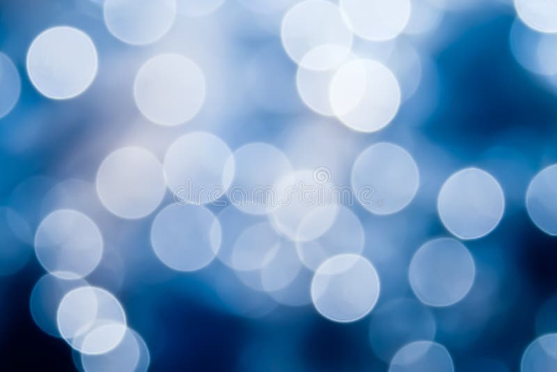 Αφηρημένο μπλε και άσπρο κυκλικό υπόβαθρο bokeh στοκ φωτογραφίες