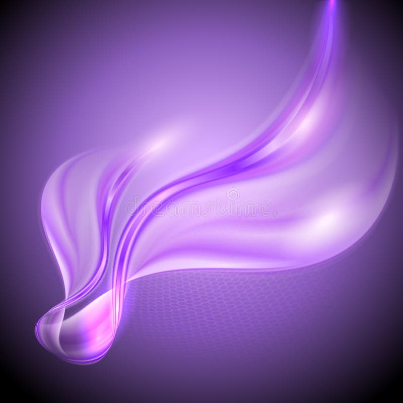 Abstract purple transparent waving background. Abstract purple transparent waving background