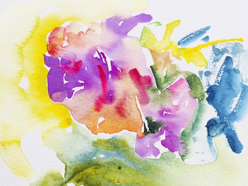 Αφηρημένο υπόβαθρο watercolor, κτύπημα βουρτσών σύγχρονης τέχνης te ελεύθερη απεικόνιση δικαιώματος Αφηρημένο υπόβαθρο watercolor, κτύπημα βουρτσών σύγχρονης τέχνης te ελεύθερη απεικόνιση δικαιώματος