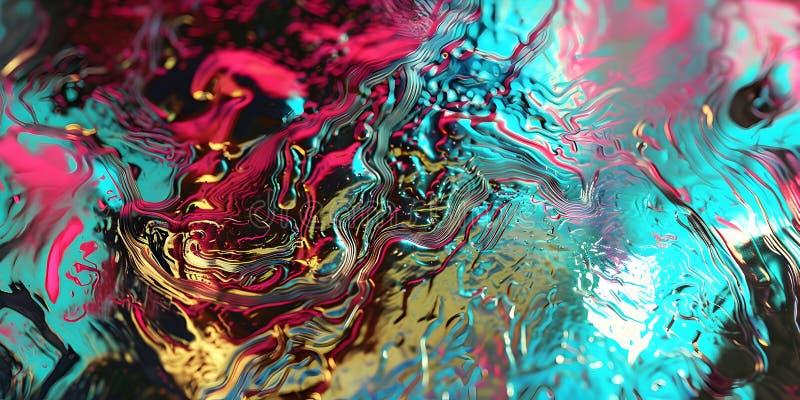 abstract background with iridescent paint in the water. abstract background with iridescent paint in the water