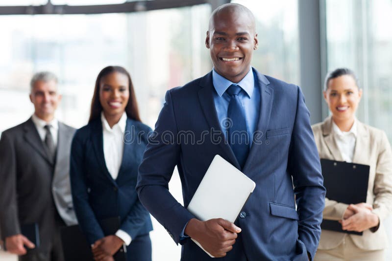 Αφρικανικός επιχειρηματίας businesspeople στοκ εικόνες με δικαίωμα ελεύθερης χρήσης