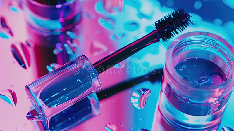 A close-up showcasing a bottle of liquid next to a toothbrush, highlighting the importance of dental hygiene and daily routines. AI generated. A close-up showcasing a bottle of liquid next to a toothbrush, highlighting the importance of dental hygiene and daily routines. AI generated