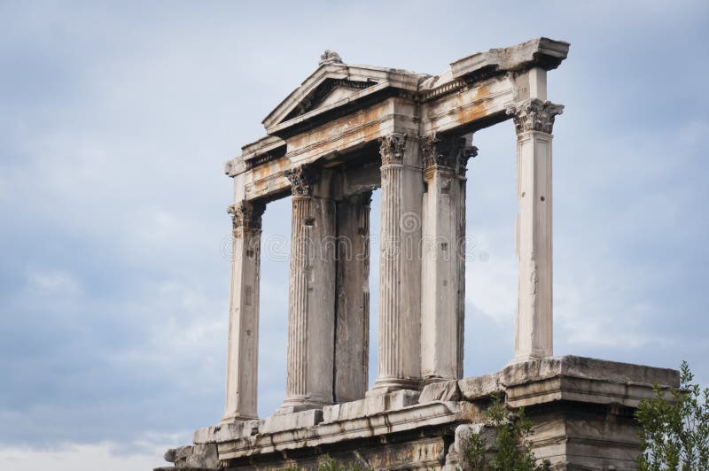 αψίδα Αθήνα Ελλάδα hadrian στοκ φωτογραφία με δικαίωμα ελεύθερης χρήσης