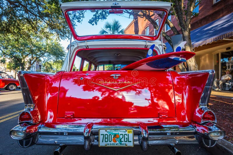 1957 βαγόνι εμπορευμάτων σταθμών Chevrolet BelAir στοκ εικόνες 1957 βαγόνι εμπορευμάτων σταθμών Chevrolet BelAir στοκ εικόνες