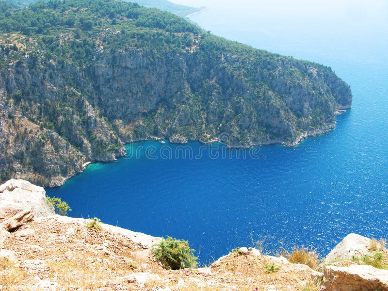 Βαθύ φαράγγι fethiye Τουρκία κοιλάδων πεταλούδων στοκ εικόνες με δικαίωμα ελεύθερης χρήσης Βαθύ φαράγγι fethiye Τουρκία κοιλάδων πεταλούδων στοκ εικόνες με δικαίωμα ελεύθερης χρήσης