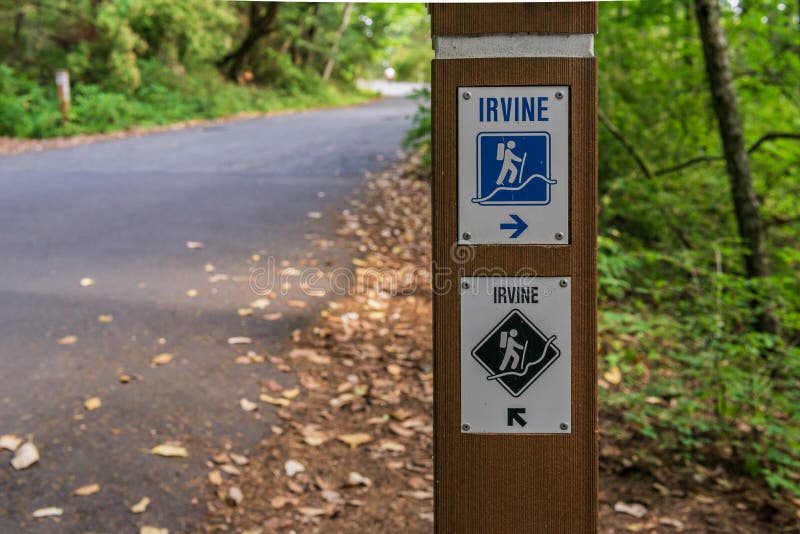 ΒΙΚΤΩΡΙΑ, ΚΑΝΑΔΑΣ - 13 ΙΟΥΛΊΟΥ 2019: Ίχνος Irvine στον πιό forrest στο νησί του Βανκούβερ πάρκων Ντάγκλας υποστηριγμάτων στοκ φωτογραφία με δικαίωμα ελεύθερης χρήσης ΒΙΚΤΩΡΙΑ, ΚΑΝΑΔΑΣ - 13 ΙΟΥΛΊΟΥ 2019: Ίχνος Irvine στον πιό forrest στο νησί του Βανκούβερ πάρκων Ντάγκλας υποστηριγμάτων στοκ φωτογραφία με δικαίωμα ελεύθερης χρήσης