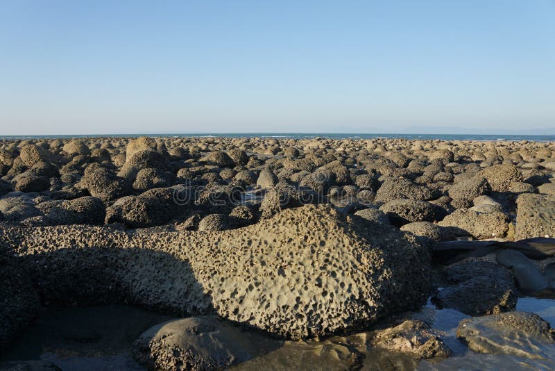 Lava rocks at the coast St. Martin's Island Bangladesh. Lava rocks at the coast St. Martin's Island Bangladesh