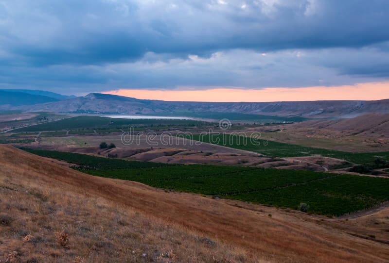 Βράχος στο εθνικό πάρκο Karadag κοντά σε Koktebel στοκ φωτογραφία με δικαίωμα ελεύθερης χρήσης