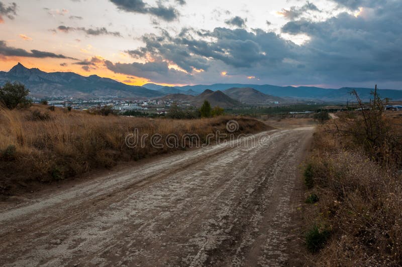 Βράχος στο εθνικό πάρκο Karadag κοντά σε Koktebel στοκ εικόνα με δικαίωμα ελεύθερης χρήσης