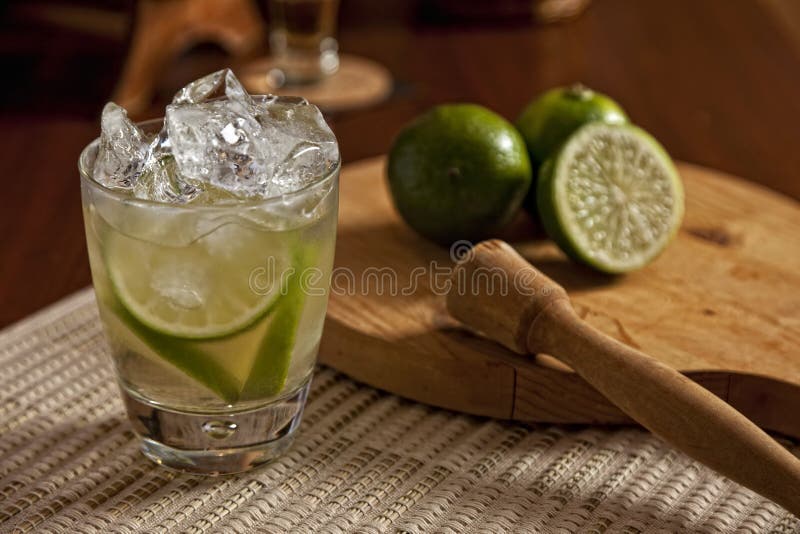 βραζιλιάνο σύνολο caipirinha στοκ εικόνες βραζιλιάνο σύνολο caipirinha στοκ εικόνες
