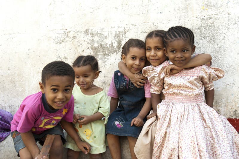 Γλυκά παιδιά σε Zanzibar