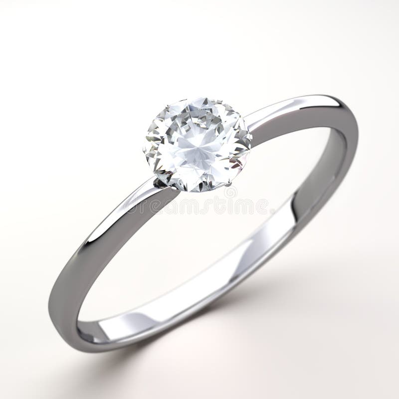 Wedding Ring gift . Close Up of a White Gold Ring with Diamonds. Beautiful sparkling diamond on a light reflective surface. High quality 3d render. Wedding Ring gift . Close Up of a White Gold Ring with Diamonds. Beautiful sparkling diamond on a light reflective surface. High quality 3d render.