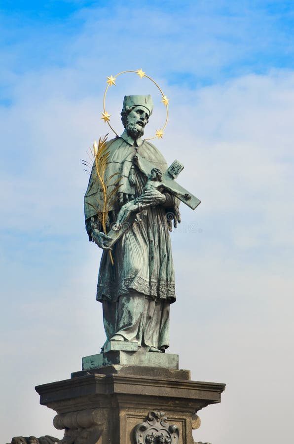 γέφυρα Charles John nepomuk Πράγα ST στοκ φωτογραφία με δικαίωμα ελεύθερης χρήσης γέφυρα Charles John nepomuk Πράγα ST στοκ φωτογραφία με δικαίωμα ελεύθερης χρήσης