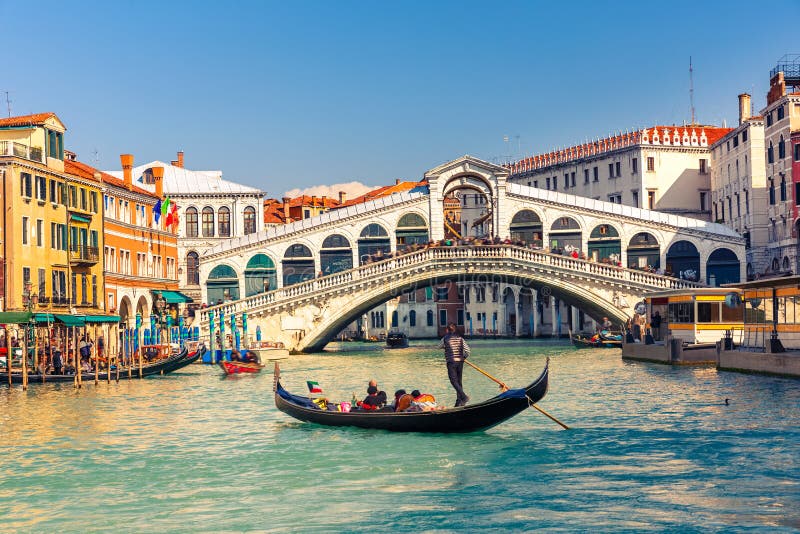 Γέφυρα Rialto στη Βενετία στοκ φωτογραφία με δικαίωμα ελεύθερης χρήσης