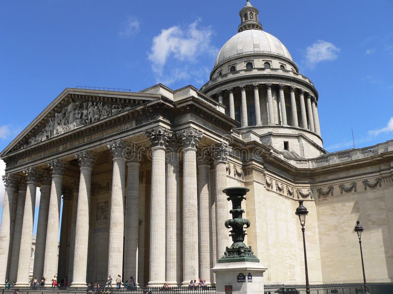 Γαλλία LE pantheon Παρίσι στοκ εικόνες Γαλλία LE pantheon Παρίσι στοκ εικόνες