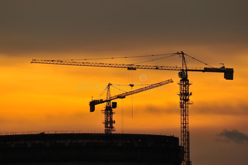 Γερανός στοκ φωτογραφία Γερανός στοκ φωτογραφία