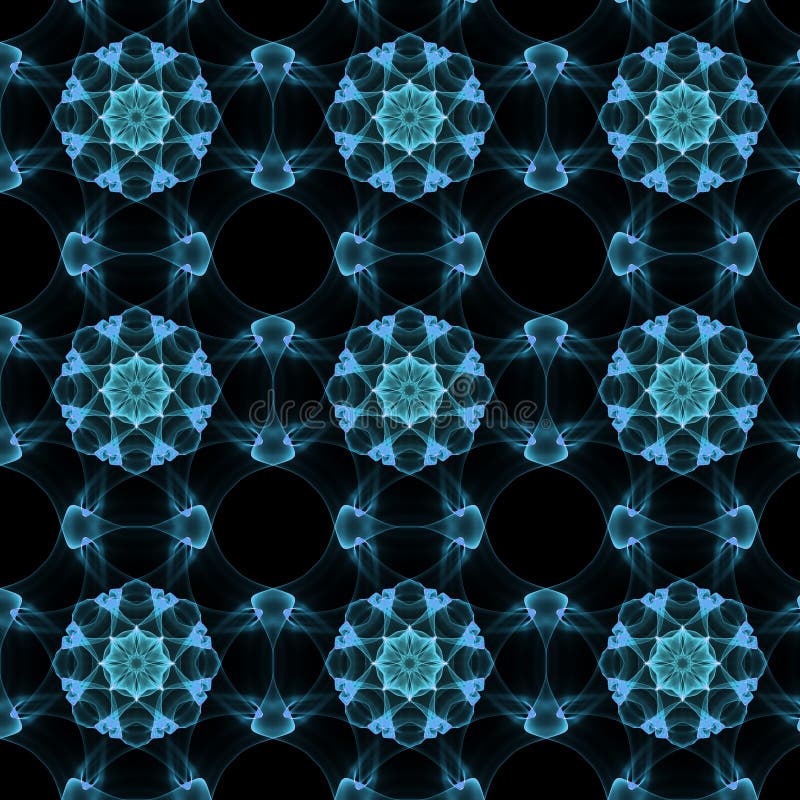 Γεωμετρικό fractal σχέδιο ελεύθερη απεικόνιση δικαιώματος