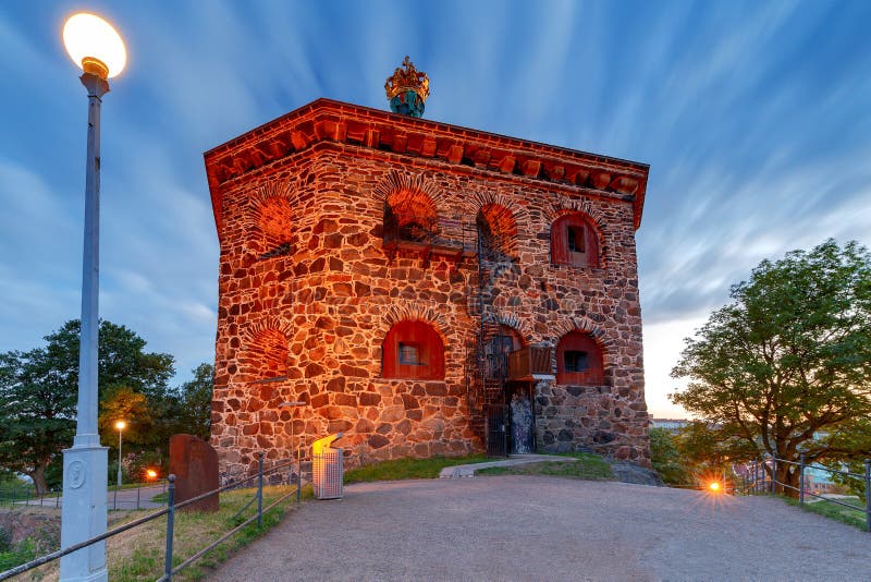 Γκέτεμπουργκ Ο πύργος Skansen Cronan στοκ εικόνες Γκέτεμπουργκ Ο πύργος Skansen Cronan στοκ εικόνες
