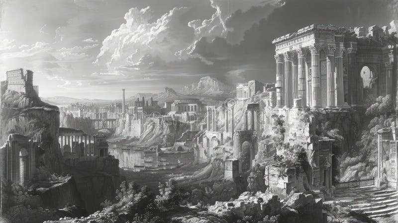 γοητεία μιας παλιάς χαραγμένης ιστορίας της πόλης ζωντανεύει μέσα από περίπλοκες λεπτομέρειες και διαχρονική αρχιτεκτονική στο παρ στοκ εικόνα με δικαίωμα ελεύθερης χρήσης
