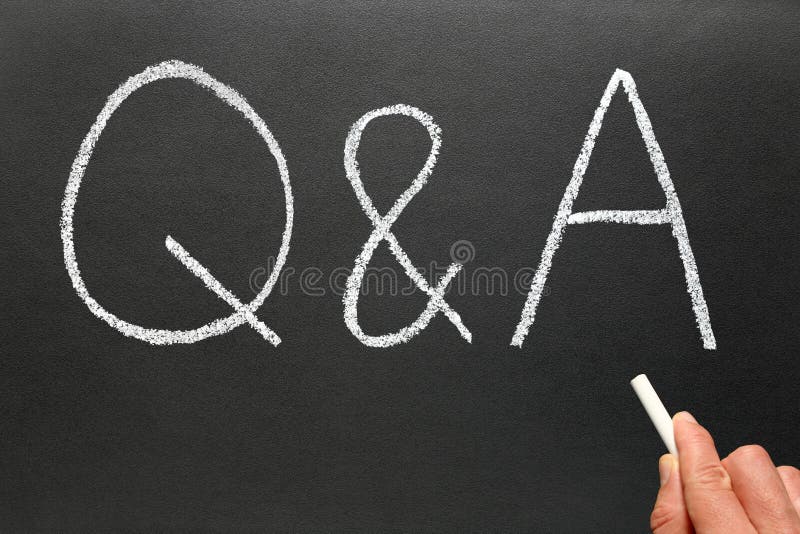 Γράψιμο Q&A, ερωταποκρίσεις. στοκ εικόνες με δικαίωμα ελεύθερης χρήσης