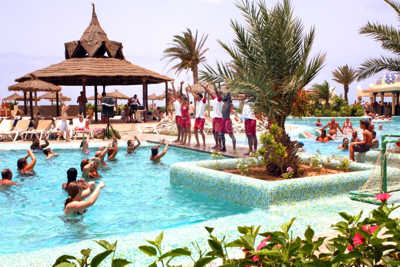 Γυμναστική Aqua στοκ εικόνα με δικαίωμα ελεύθερης χρήσης Γυμναστική Aqua στοκ εικόνα με δικαίωμα ελεύθερης χρήσης