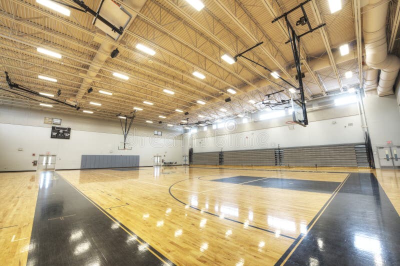 Gym at Middle School in Florida, High Dynamic Range Image. Gym at Middle School in Florida, High Dynamic Range Image.