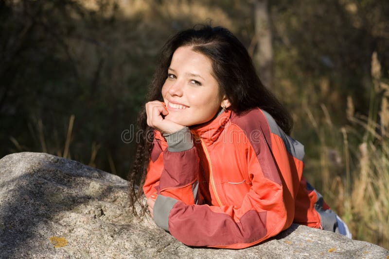 Women summer outdoors. Tien Chan. Women summer outdoors. Tien Chan