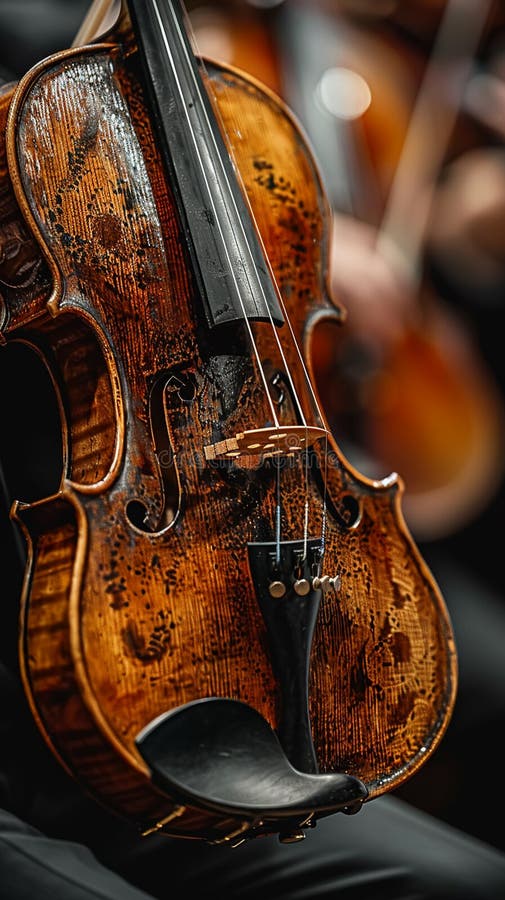 Fingers plucking the strings of a violin, capturing the elegance and emotion of classical music. AI generated. Fingers plucking the strings of a violin, capturing the elegance and emotion of classical music. AI generated