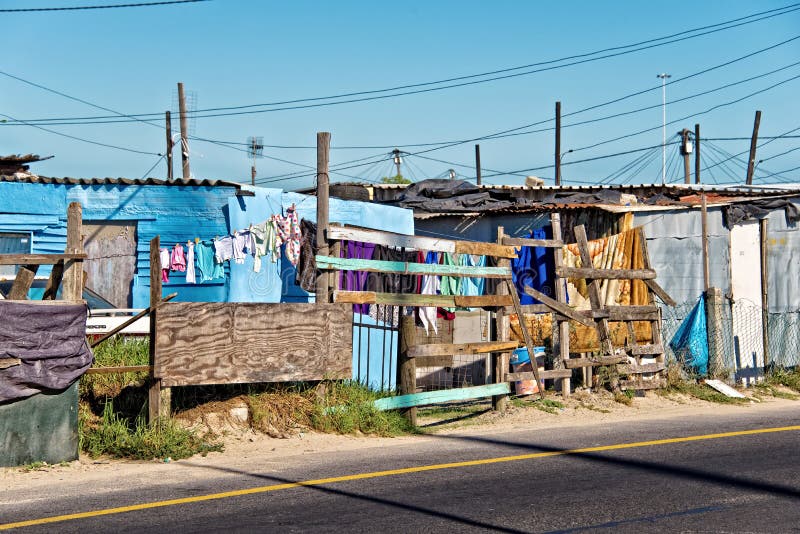 Township near Cape Town, South Africa. Township near Cape Town, South Africa