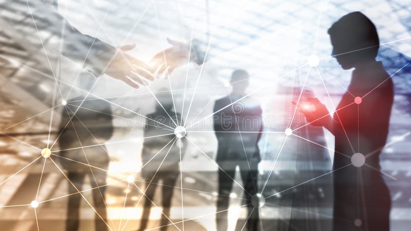 Δίκτυο Blockchain στο θολωμένο υπόβαθρο ουρανοξυστών Οικονομική έννοια τεχνολογίας και επικοινωνίας στοκ φωτογραφία με δικαίωμα ελεύθερης χρήσης Δίκτυο Blockchain στο θολωμένο υπόβαθρο ουρανοξυστών Οικονομική έννοια τεχνολογίας και επικοινωνίας στοκ φωτογραφία με δικαίωμα ελεύθερης χρήσης