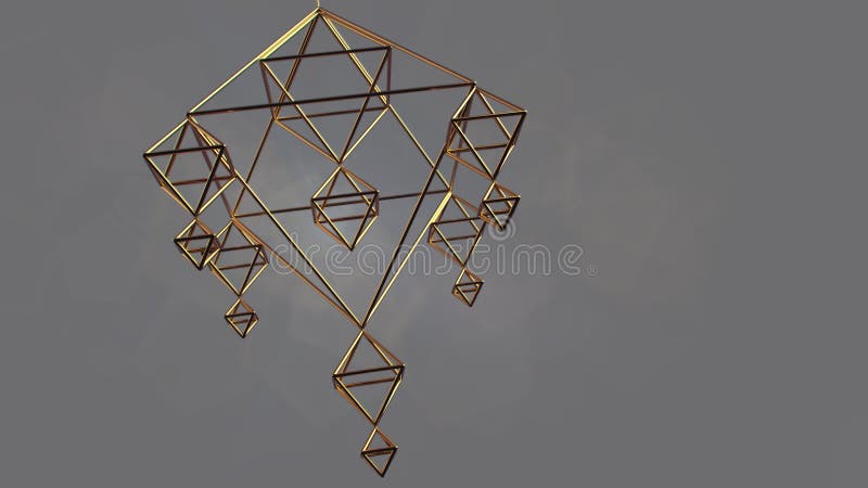 Δίκτυο Pyramidal Gold Περιστροφή γεωμετρικού σχήματος Επανάληψη αποσπάσματος φιλμ για το σχέδιό σας Επιστημονικό ιστορικό απεικόν απεικόνιση αποθεμάτων Δίκτυο Pyramidal Gold Περιστροφή γεωμετρικού σχήματος Επανάληψη αποσπάσματος φιλμ για το σχέδιό σας Επιστημονικό ιστορικό απεικόν απεικόνιση αποθεμάτων