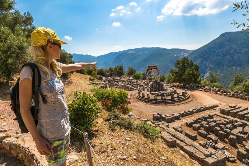 Δελφοί στοκ φωτογραφία με δικαίωμα ελεύθερης χρήσης Δελφοί στοκ φωτογραφία με δικαίωμα ελεύθερης χρήσης