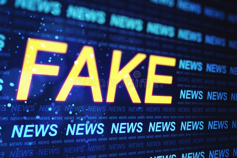 δημιουργικό ειδησεογραφικό ολόγραμμα στο παρασκήνιο με φωτεινή λέξη. τηλεόραση ψεύτικες ειδήσεις και ψηφιακή επικοινωνία ελεύθερη απεικόνιση δικαιώματος