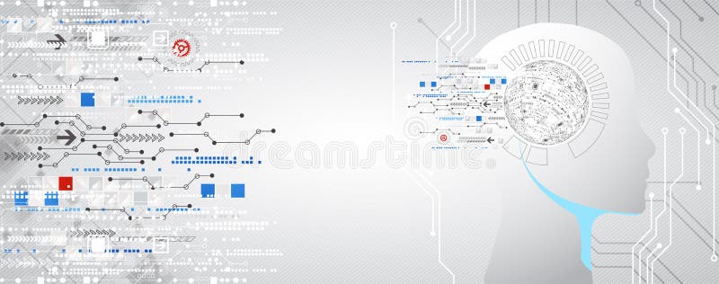 Δημιουργικό υπόβαθρο έννοιας εγκεφάλου Conce τεχνητής νοημοσύνης διανυσματική απεικόνιση Δημιουργικό υπόβαθρο έννοιας εγκεφάλου Conce τεχνητής νοημοσύνης διανυσματική απεικόνιση