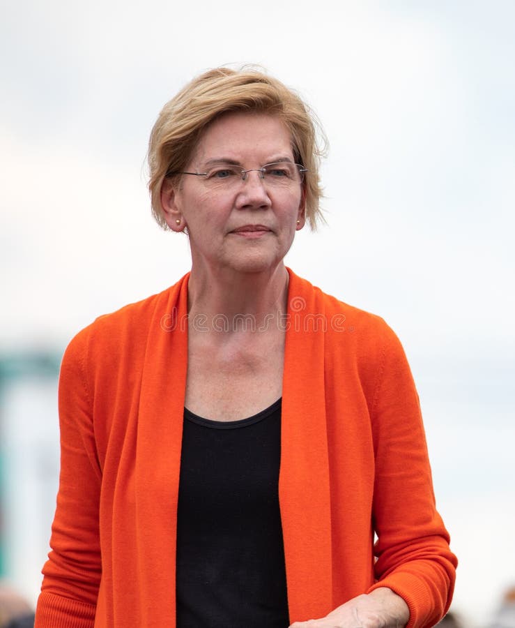 Δημοκράτης της Elizabeth Warren για τον Πρόεδρο στοκ εικόνα Δημοκράτης της Elizabeth Warren για τον Πρόεδρο στοκ εικόνα