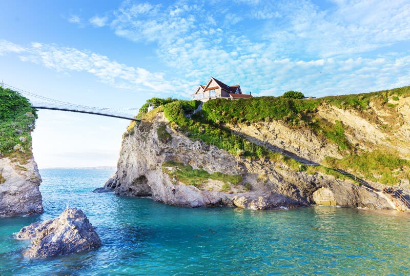 Δημοφιλής ακτή Newquay Ατλαντικός Ωκεανός, Κορνουάλλη, Αγγλία, που ενώνεται στοκ εικόνα με δικαίωμα ελεύθερης χρήσης Δημοφιλής ακτή Newquay Ατλαντικός Ωκεανός, Κορνουάλλη, Αγγλία, που ενώνεται στοκ εικόνα με δικαίωμα ελεύθερης χρήσης