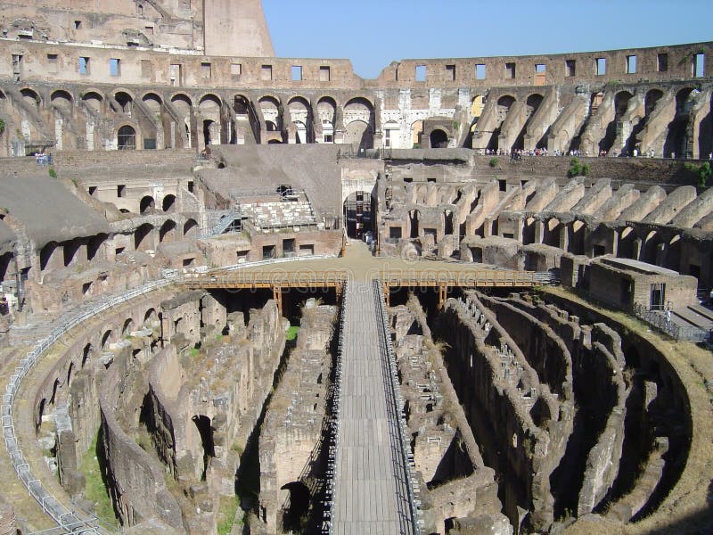 διάδρομοι coliseum. διάδρομοι Ιταλία Ρώμη s coliseum υπόγεια
