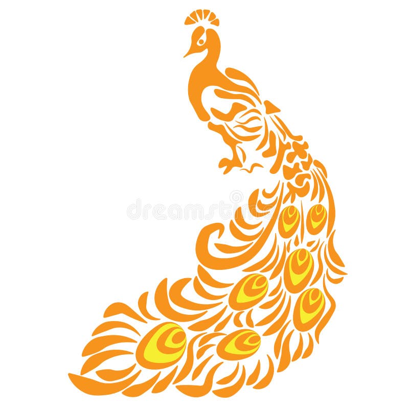 Διάνυσμα Peacock απεικόνιση αποθεμάτων