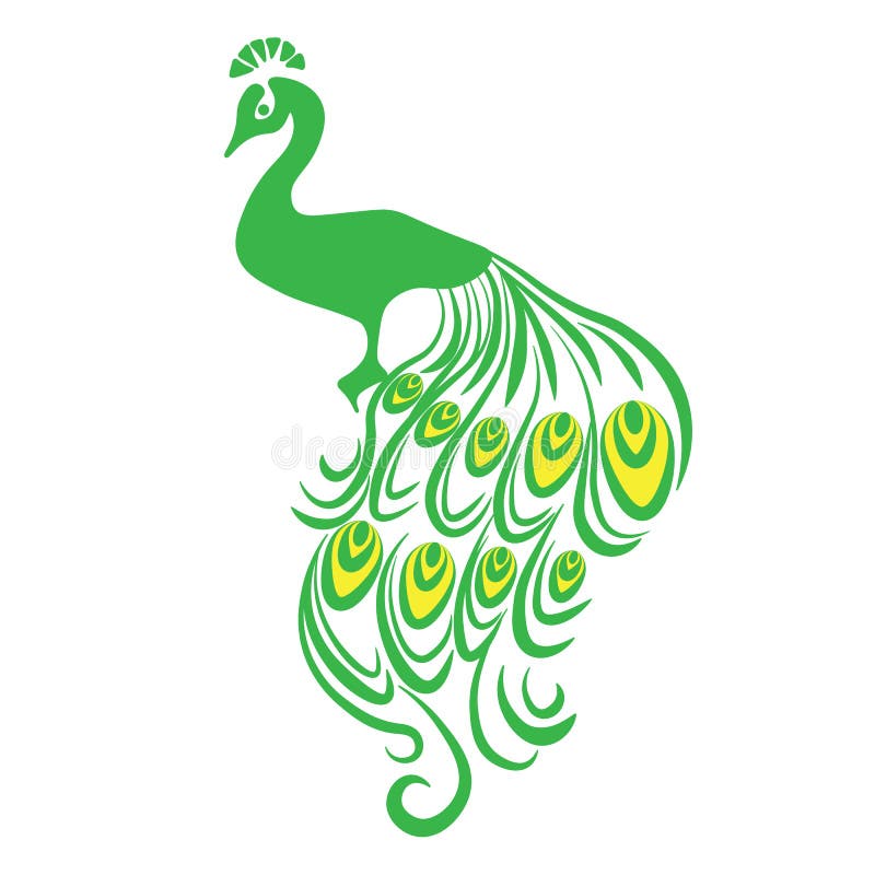 Διάνυσμα Peacock απεικόνιση αποθεμάτων
